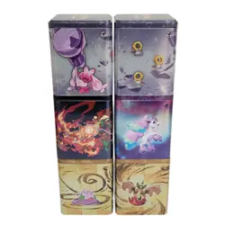 Official Pokemon Stacking Tin Bundle x 6 - (Empty) - Image 2