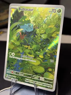 Pokemon Bulbasaur #166/165 Scarlet & Violet 151 Series IR - Image 2