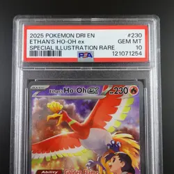PSA 10 Ethan's Ho-Oh ex 230/182 Pokemon Destined Rivals Full Art Graded Card - Image 2