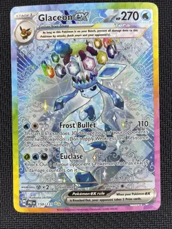 2025 Pokemon PRE EN Special Illustration Rare #150 Glaceon ex PACK FRESH - Image 1