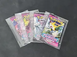 Pokemon Fusion Strike Pack Art Set / 4x Factory Sealed Booster Packs (NEW) - Image 1
