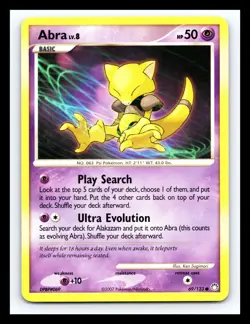 💥 Abra Non Holo 69/123 2007 Pokemon TCG Mysterious Treasures - Image 1