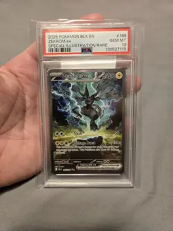 Pokemon Zekrom EX Sir Black Bolt 166/086 TCG PSA 10 Gem Mint EX ENGLISH - Image 1