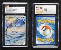 Full Art - Glaceon VSTAR Pokemon Crown Zenith Galarian Gallery CGC 10 Gem Mint - Image 3