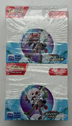 Lot of (2) Pokemon TCG Journey Together Enhanced Booster Boxes SEALED - Image 1