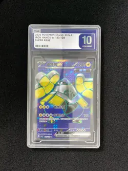 2025 Pokemon TCG S.Chinese Iron Hands ex CSV6C 140/128 SR PLG 10 Gem Mint SV42 - Image 1