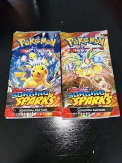 2 Pokemon Surging Sparks Booster Pack- Random Pack Art - Image 1