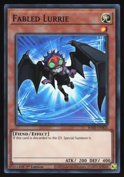 Fabled Lurrie - RA03-EN003 - Super Rare - 1st Edition Yugioh - Image 1
