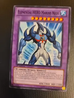 YuGiOh Elemental Hero Marine Neos Common LCGX-EN062 1st Edition LP - Image 1
