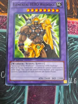 Yu-Gi-Oh! Elemental HERO Wildedge LCGX-EN049 Common 1st Edition Lightly Played - Image 4
