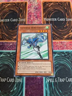 Yu-Gi-Oh! Elemental HERO Stratos LCGX-EN024 Common 1st Edition NM/LP - Image 1
