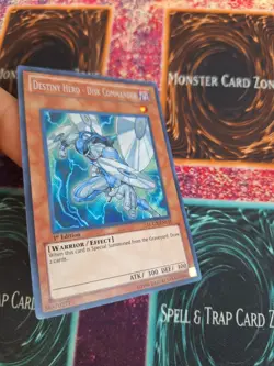 Yu-Gi-Oh! Destiny HERO - Disk Commander LCGX-EN133 Secret Rare 1st Edition NM - Image 2