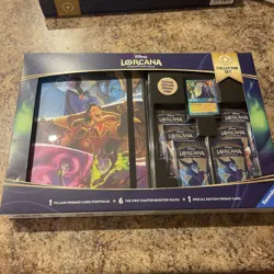 SEALED Disney Lorcana First Chapter Collector Set 6 Packs Portfolio Promo Costco 4050368981752 - Image 1