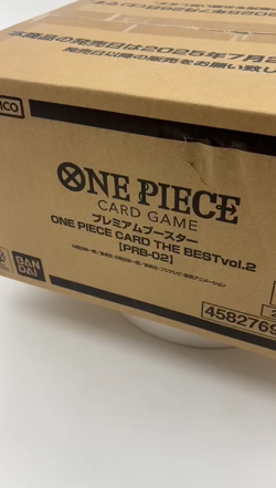 One Piece Japanese PRB-02 The Best Vol.2 Booster Box Case Sealed - Image 2