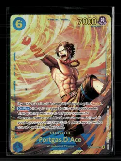 One Piece TCG Portgas.D.Ace Carrying On His Will SEC • OP13-119 - Image 1