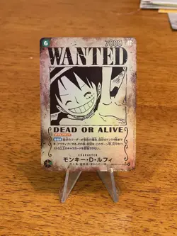Bandai One Piece Op-13 Monkey D. Luffy Wanted Poster SP Japanese - Image 3