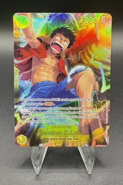 One Piece Monkey D Luffy OP15-119 Secret Rare Adventure On Kami’s Island~English - Image 1
