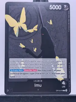 Imu Leader OP13-079 Carrying on His Will One Piece ENGLISH NM - Image 1