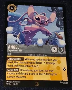 Lorcana Winterspell: Angel Experiment 624 Legendary Regular NM - Image 1