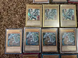 Yugioh 17 Card Lot Blue-eyes And Blue-Blue Eyes White Dragons - Image 2