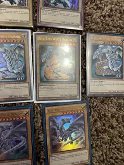 Yugioh 17 Card Lot Blue-eyes And Blue-Blue Eyes White Dragons - Image 4