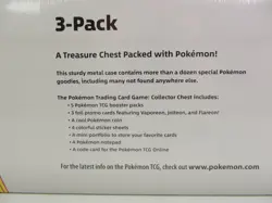 Pokemon Eevee Lunchbox Tin Pokeball TCG Treasures Booster Packs Foil Cards NEW 820650101366 - Image 5