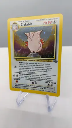 Pokemon Card TCG Clefable Italian Jungle Set 1/64 Holo Unlimited Holo Rare Swirl - Image 3