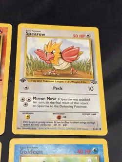 1st Edition Vintage Pokemon WOTC Card Lot Fossil Jungle LP/HP ARBOK IN FRENCH - Image 4