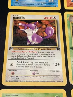 1st Edition Vintage Pokemon WOTC Card Lot Fossil Jungle LP/HP ARBOK IN FRENCH - Image 5