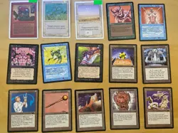 Lot Of 15 Vintage MTG Cards Unlimited Antiquities Legends - Image 1