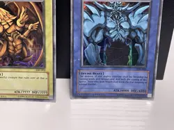 GBI Egyptian God Card Ultra Rare Set - Heavy Play - Obelisk, Ra, Slifer YuGiOh! - Image 4