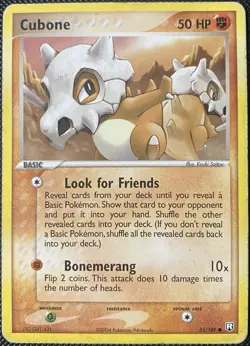 Cubone 51/109 Team Rocket Returns Regular - Pokemon Card - Image 1