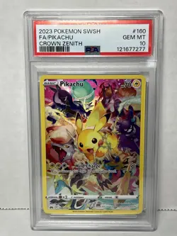 Full Art Pikachu 2023 Crown Zenith Secret Rare 160/159 PSA 10 Pokemon Card - Image 1