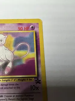 Pokemon TCG Mew Vintage 8 Non-Holo Black Star Promo Card - Image 3