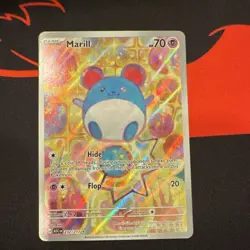 Pokemon Marill Holo ASC Aqua Pokemon TCG 70 HP 232/217 Vintage 2006 Card - Image 1