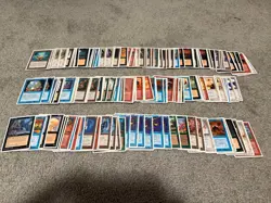 Lot of 200+ MTG 4th edition vintage cards (including rares) - Image 1