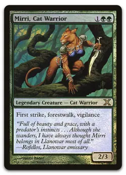 Mirri, Cat Warrior #279 (LP) 10th Edition 10E Magic MTG - Image 1