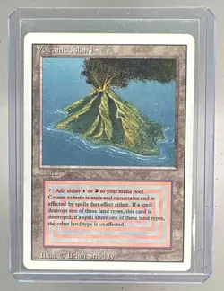 Volcanic Island 1994 Magic: The Gathering Revised Edition (B) - Image 1