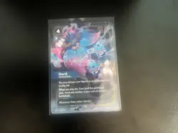 Bard - Mercurial (Overnumbered) [SFD - 228/221] - NM [Foil] TCG Riftbound - Image 1