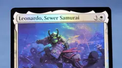 Leonardo, Sewer Samurai #17 (Foil) (NM) TMT Magic MTG - Image 2