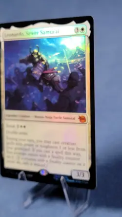 Leonardo, Sewer Samurai #17 (Foil) (NM) TMT Magic MTG - Image 4