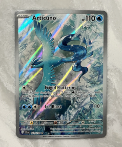 Articuno 2025 Pokemon TCG Card Journey Together Illustration Rare 161/159 - Image 1