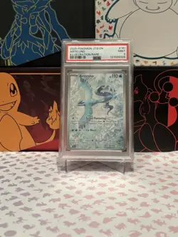 Pokemon TCG Journey Together Articuno Card 161/159 Illustration Rare, PSA 9 - Image 1