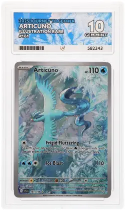 Pokemon TCG 2025 Articuno Journey Together 161/159 Illustration Rare Ace 10 - Image 1