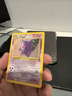 1999 Pokemon Fossil Gengar Holo #5/62 Rare Unlimited WOTC LP/NM - Image 2