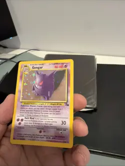 1999 Pokemon Fossil Gengar Holo #5/62 Rare Unlimited WOTC LP/NM - Image 3