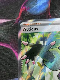 Atticus 133/131 Sv: Prismatic Evolutions Full Art Trainer Pokemon Card - Image 2