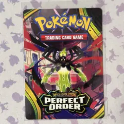 Pokemon TCG Perfect Order Trainer Tips Art Card MEGA ZYGARDE NM - Image 1