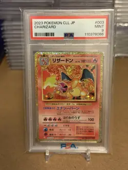 2023 POKEMON JAPANESE CLL-TRADING CARD GAME CLASSIC #003 CHARIZARD PSA 9 - Image 1
