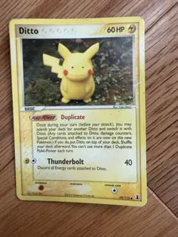 Pokemon Ditto (Pikachu) 39/113 EX Delta Species Uncommon Regular 60 HP English … - Image 1